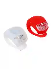 Мини-фонарь велосипедный, 3 режима, 2 LED, 2хAG10 (в комплекте)