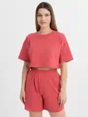 Коралловый спортивный костюм женский