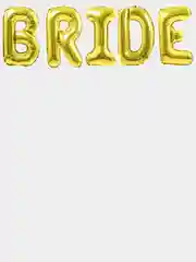 Набор шаров Bride, "Невеста" 16"-41 см в упаковке шт. Шары на девишник, шары на свадьбу