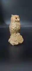 Золотой сова на монетах фен шуй статуэтка