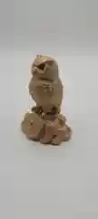 Золотой сова на монетах фен шуй статуэтка