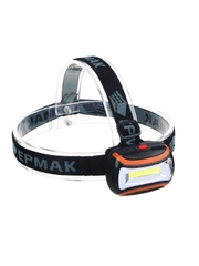 Фонарь налобный, COB LED, 65 Лм, 3xAAA, 0,65 Вт, 6,5х4,7х3 см