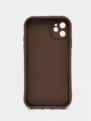 Шоколадный чехол для айфон (iPhone) 11 12 13 14 15 Pro Max, силиконовый