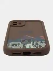 Шоколадный чехол для айфон (iPhone) 11 12 13 14 15 Pro Max, силиконовый