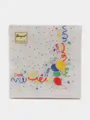 Салфетка бумажные 2-сл праздничная (33х33см), 20шт