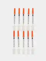 Шприц инсулиновый BD Micro-Fine Plus Demi, 0,3 мл, U-100, 30G, 100 штук, медицинский