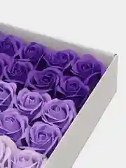 Синий мыльные розы, 50 штук