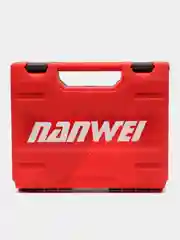 Тёмно-серый электрическая дрель-шуруповерт NANWEI, 16,8 В, 2 аккумулятора, кейс