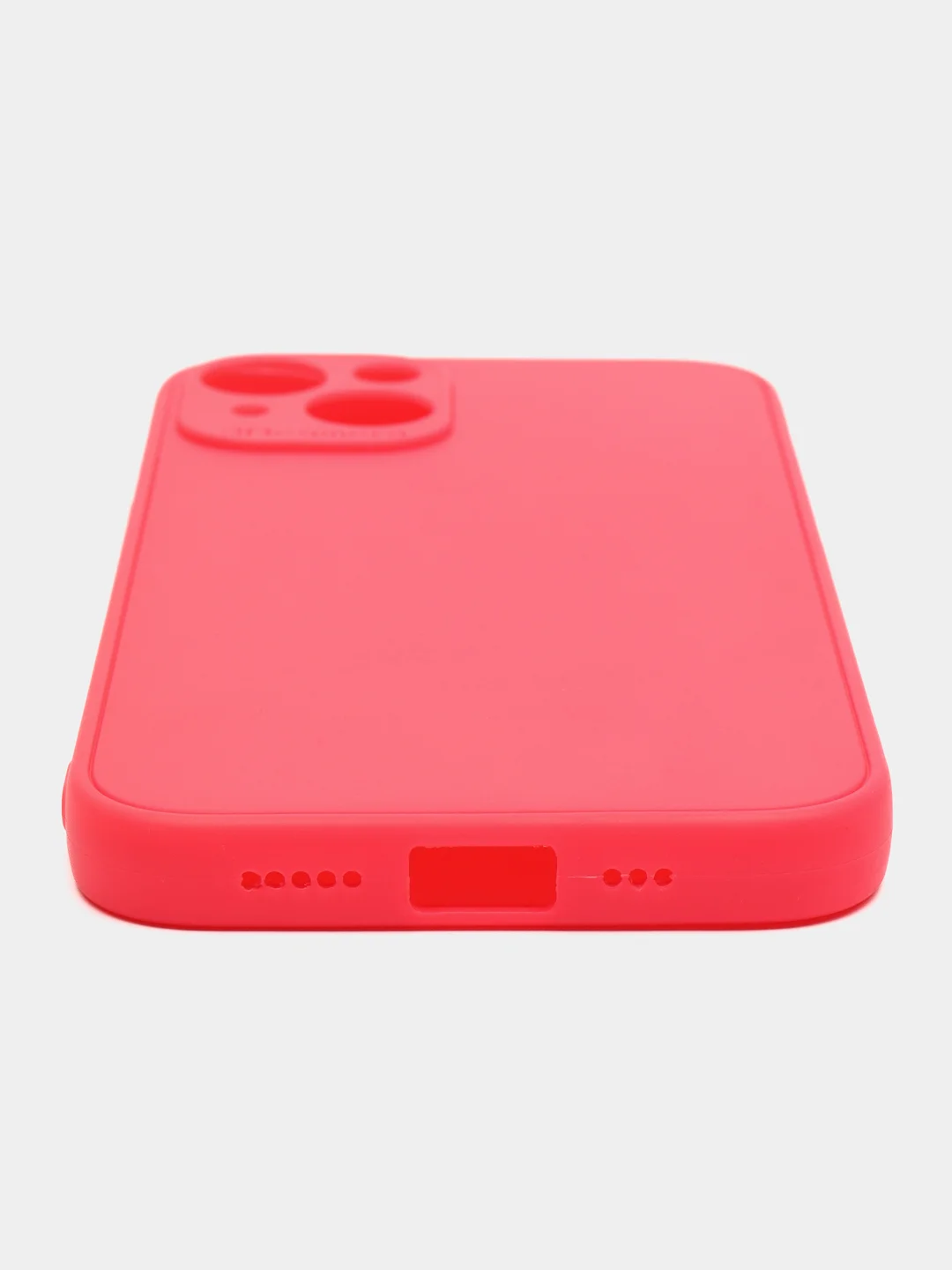 Фуксия чехол для iPhone 13 / Айфон 13, силиконовый, цветной, матовый