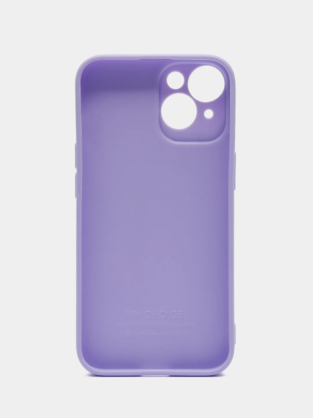 Лавандовый чехол для iPhone 14 / Айфон 14, силиконовый, цветной, матовый