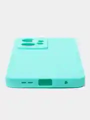 Бирюзовый чехол для Redmi Note 12 4G / Редми Нот 12 4Г, силиконовый, матовый
