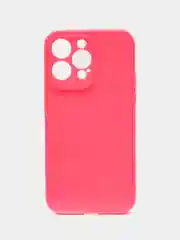 Фуксия чехол для iPhone 14 Pro Max / Айфон 14 Про Макс, силиконовый, цветной, матовый