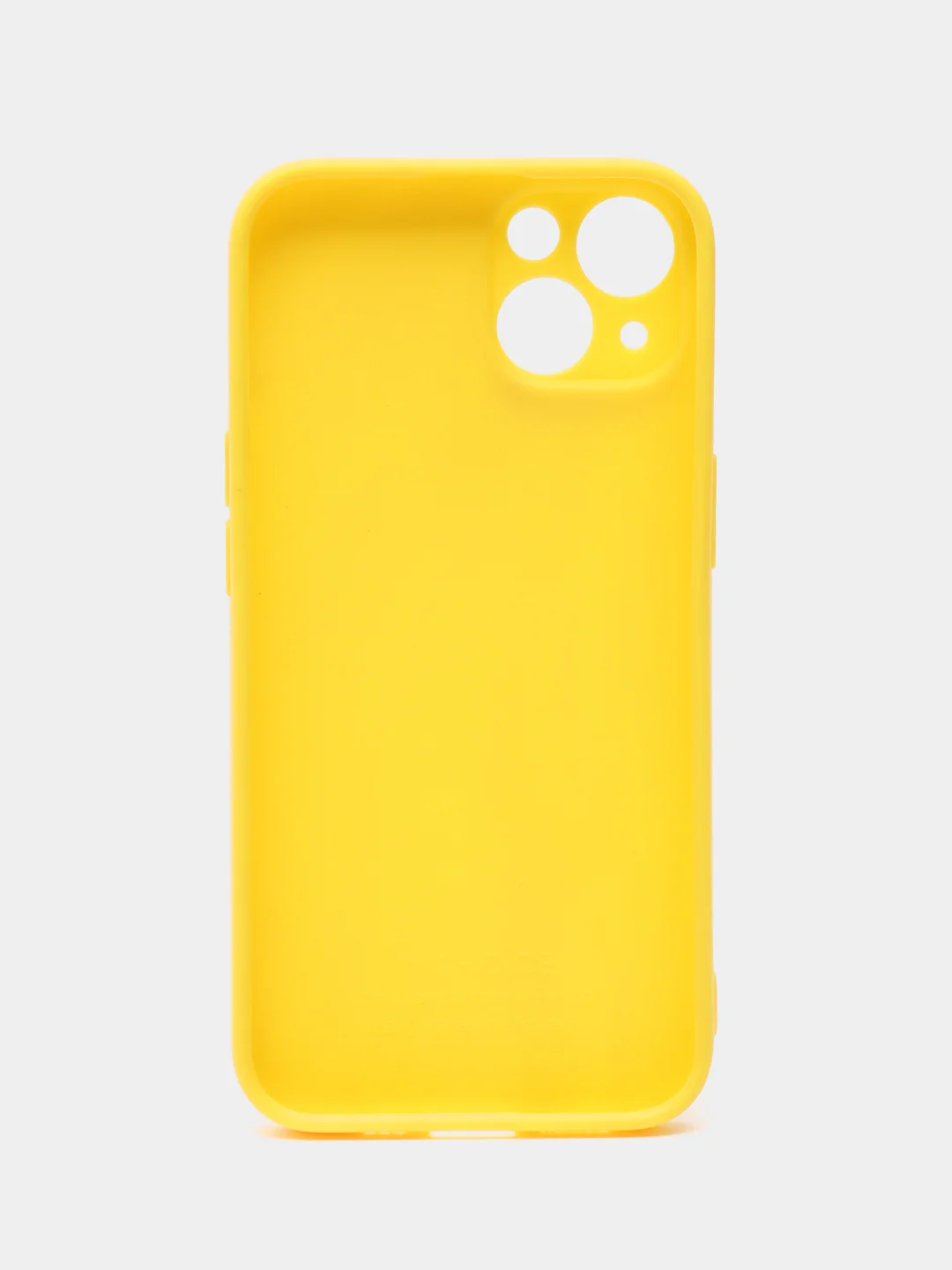 Лимонный чехол для iPhone 13 / Айфон 13, силиконовый, цветной, матовый