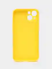 Лимонный чехол для iPhone 13 / Айфон 13, силиконовый, цветной, матовый
