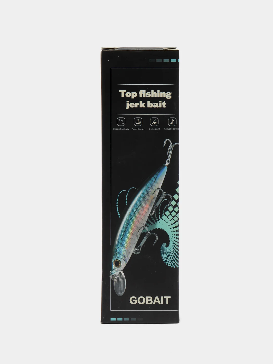 Серый металлик рыболовная приманка воблер GOBAIT Minnow 14 см 24 г JerkBait суспендер