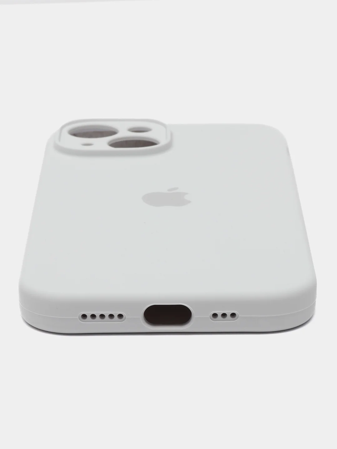 Белый чехол iPhone, Айфон 11, 13, 14, 15, Pro Max, про макс силиконовый, Silicone Case