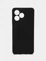 Угольный чехол для Realme С51, C53 / Реалми С51, С53 / Realme Note 50, силиконовый, матовый, черный