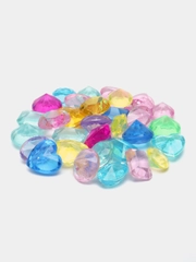 Кристаллы акриловые 5 фигур, камни декоративные, 30 шт, COLOR Si