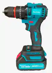 Синий шуруповерт-дрель Makita 24V, с железным патроном