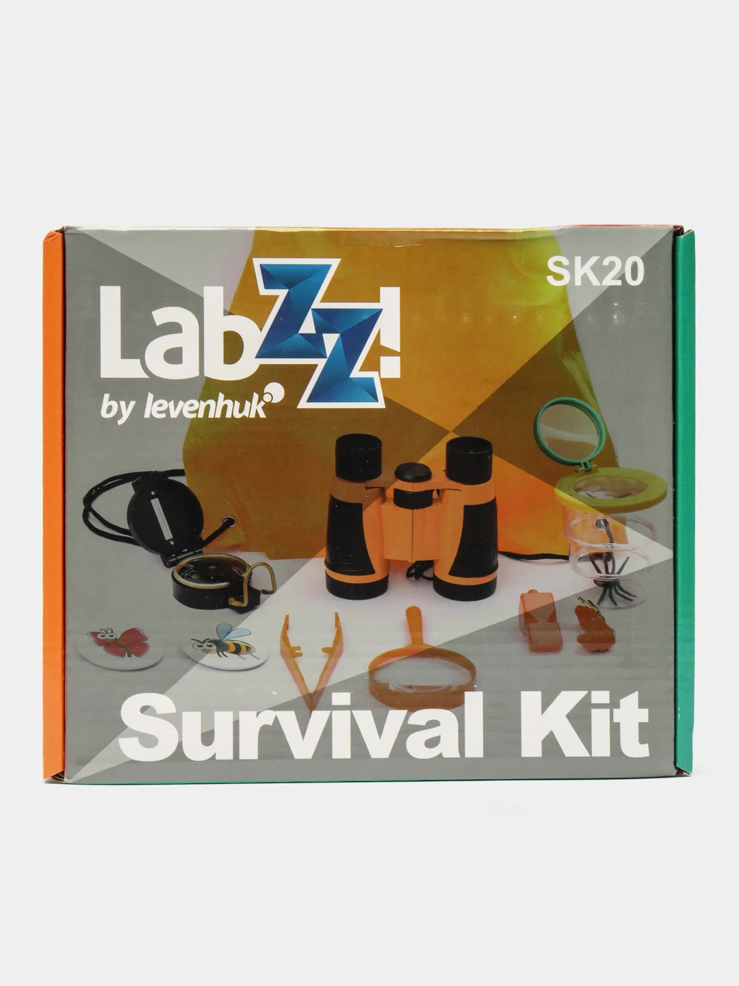 Походный набор Levenhuk LabZZ SK20, для детей и подростков, бинокль, компас, лупа, рюкзак