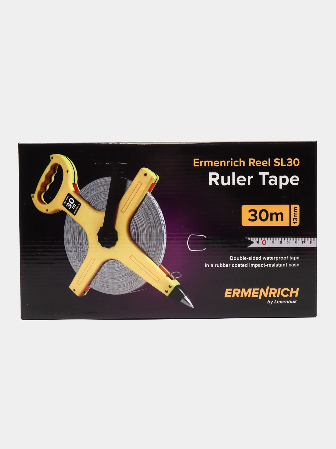 Рулетка геодезическая 30м. с блокират-м холостого хода и ручкой Ermenrich Reel SL30