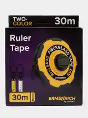 Рулетка 30м. водозащитная, двусторонняя шкала с зацепом Ermenrich Reel SR30