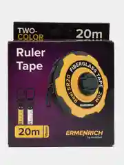 Рулетка 20м. водозащитная, двусторонняя шкала с зацепом Ermenrich Reel SR20