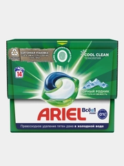 Капсулы для стирки ARIEL Горный родник, 14 штук