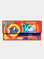 Капсулы для стирки TIDE Color для цветного белья, 28 штук