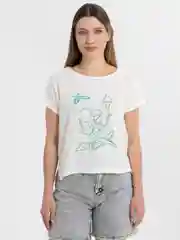 Зеленый женская летняя футболка