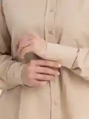 Белый женская базовая рубашка, оверсайз