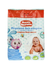 Порошок для стирки детского белья, "МАЛЫШАРИКИ", 800 г., гипоаллергенный, заботливая мама