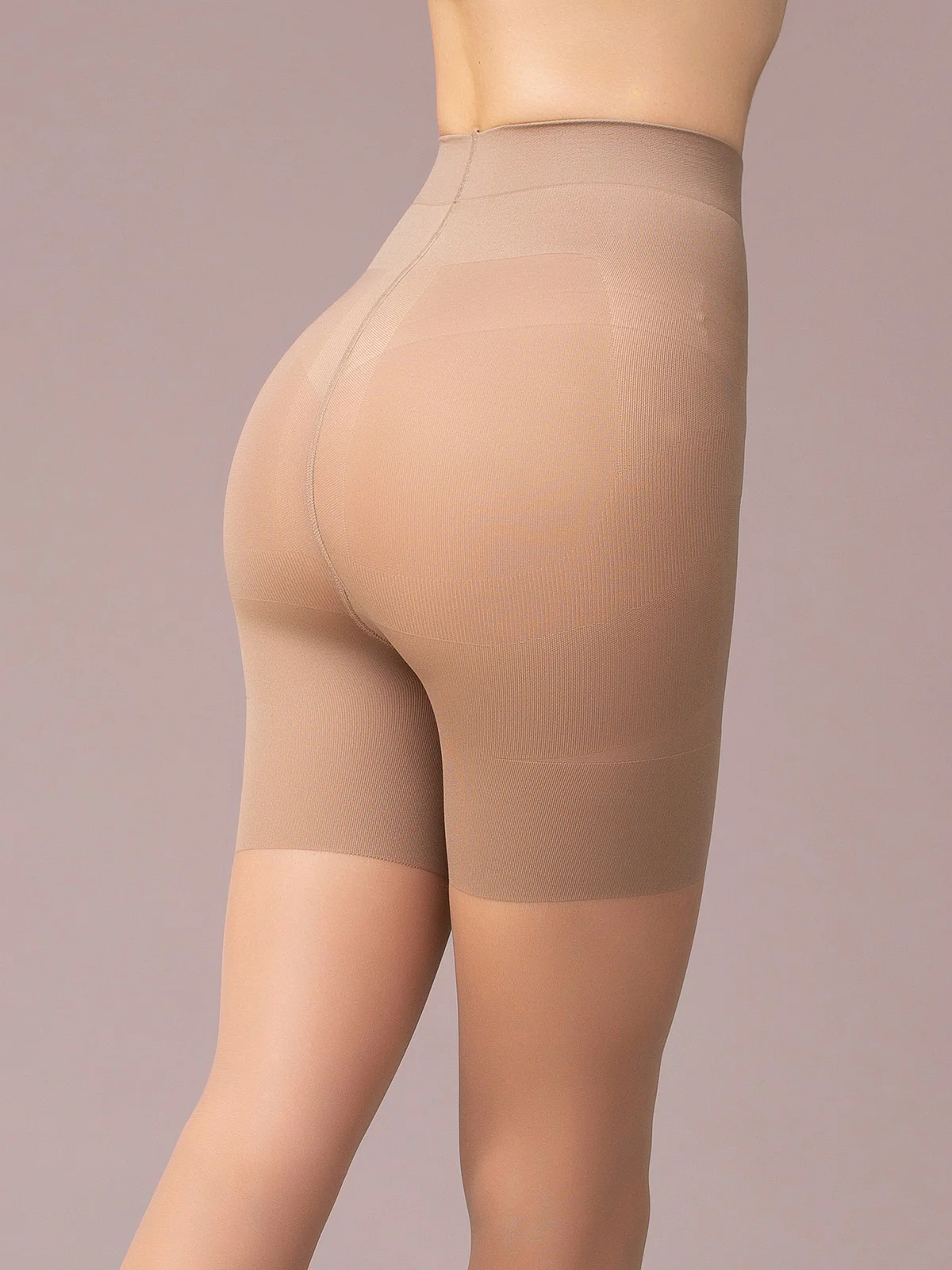 Бежевый колготки корректирующие Giulia EFFECT UP 40 LIFT