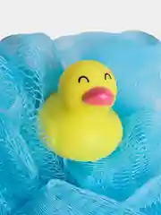 Голубой игрушка-мочалка для купания, детская уточка