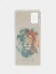 Бежевый чехол Samsung A31 силиконовый