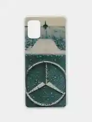 Серый чехол Samsung A31 силиконовый