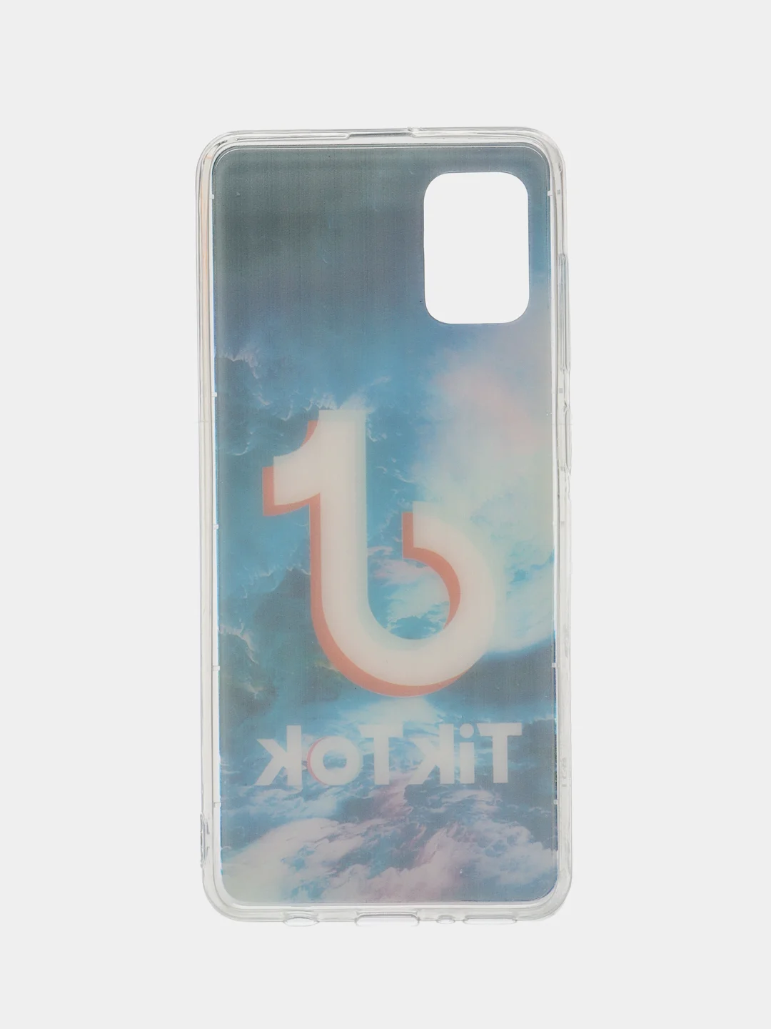 Синий чехол Samsung A31 силиконовый