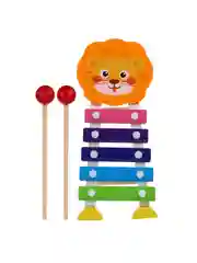 Ксилофон, металлофон, музыкальная, деревянная игрушка 19x9 см, 8 дизайнов