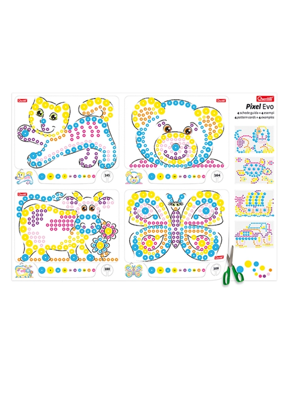 Мозаика Pixel Evo girl в чемоданчике пиксельная 300 дет 0917