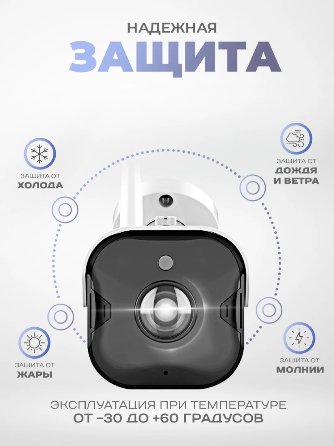 Камера видеонаблюдения, WI-FI, 2Мп, Ps-Link TB20, умная