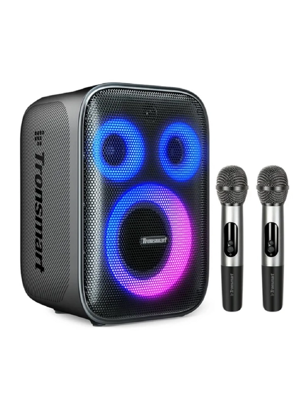 Портативная акустика Tronsmart Halo 200 (120W) с двумя микрофонами (караоке, powerbank)