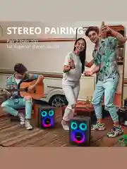 Портативная акустика Tronsmart Halo 200 (120W) с двумя микрофонами (караоке, powerbank)