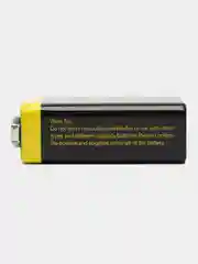 Аккумулятор Li-ion крона, зарядка от Type-C кабеля, 850 mah, 6F22
