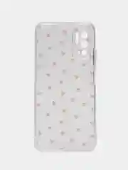 Коралловый меланж чехол на Xiaomi Redmi Note 10T/10 5G/Poco M3 Pro / Сяоми Редми Нот 10T прозрачный