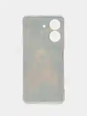 Коричневый чехол на Xiaomi Redmi 13C/Poco C65 / Сяоми Редми 13C/Поко С65 прозрачный, защита камеры