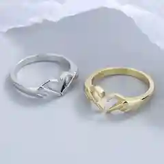Кольцо "Сердце" смайл, руки
