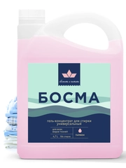 Гель для стирки всех типов ткани БОСМА концентрат, биоразлогаемый с пятновыводителем 4.7л