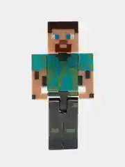 Бирюзовый фигурки Майнкрафт / Minecraft / Коллекционная игрушка / Стив / Компьютерная игра /3 в 1