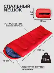 Спальный мешок туристический летний