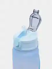 Оранжевый бутылка для воды спортивная,  с трубочкой, 750 мл